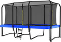 Rectangle Trampoline 10x17FT 1500LBS Capacity - Safe No-Gap Design