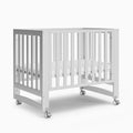 EvoNest Milk 6-in-1 Convertible Mini Crib - Adjustable 4 Heights
