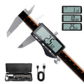 HARDELL Digital Caliper Rechargeable - Large LCD, 0-6 in Range