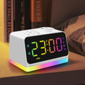Digital Alarm Clock with FM Radio and Night Light - Clear 5in Display