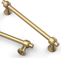 6.3 in Champagne Bronze Cabinet Pulls 10 Pack - Durable Kitchen
