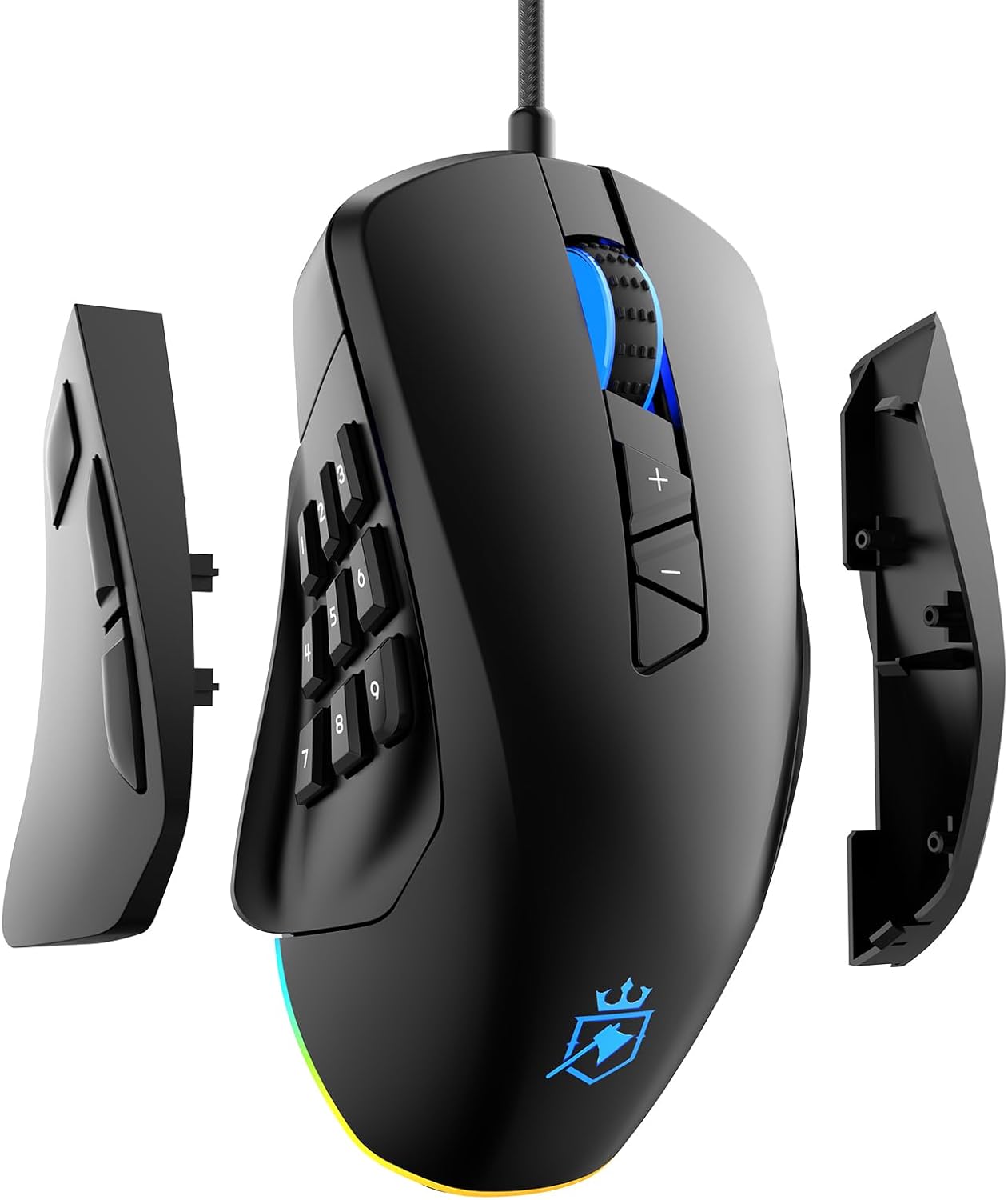 ROYALAXE MMO Gaming Mouse - 14-Button Precision