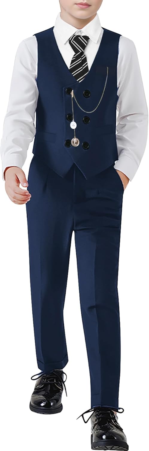 ZOEREA Boys Suit Formal Dress Clothes for Weddings and Events