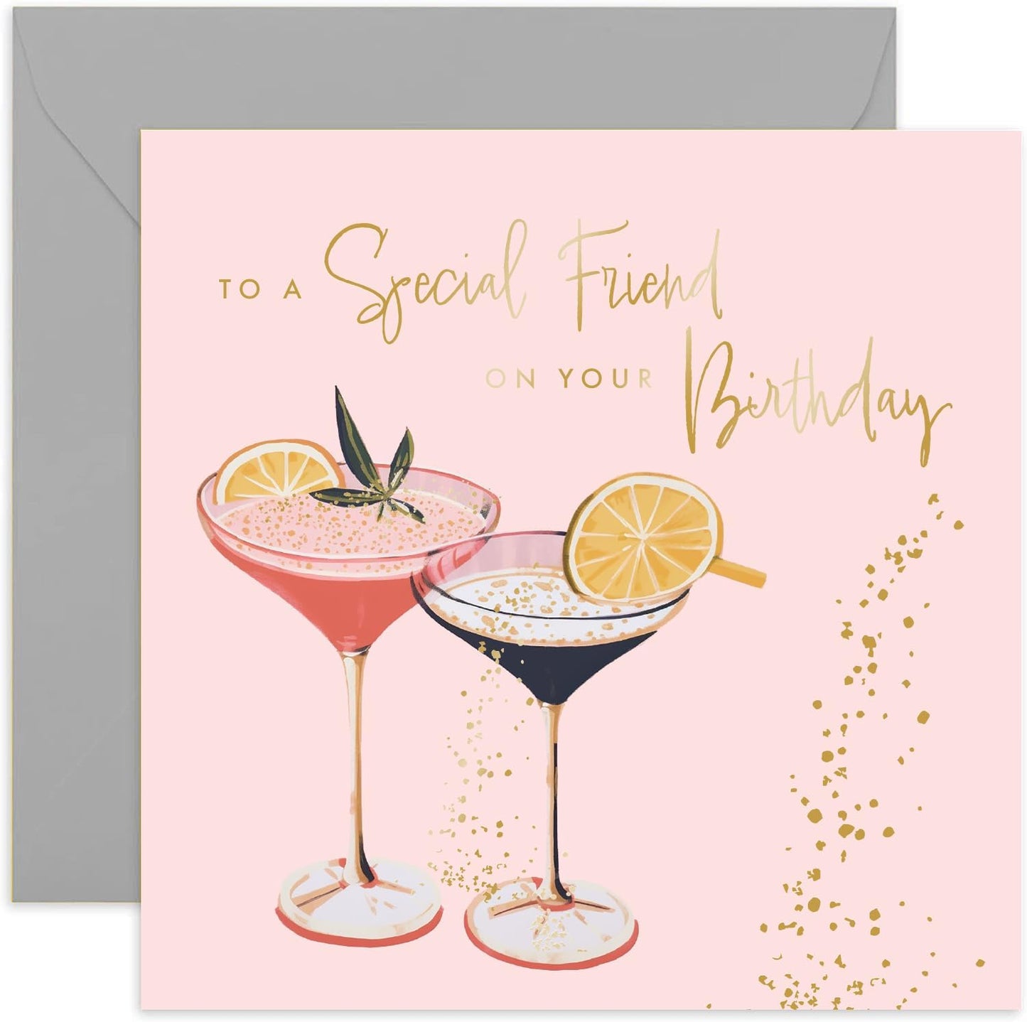 Fabulous Cocktail Birthday Card for Her