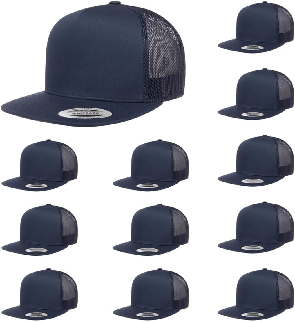 Yupoong 5-Panel Classic Trucker Cap for Stylish Comfort