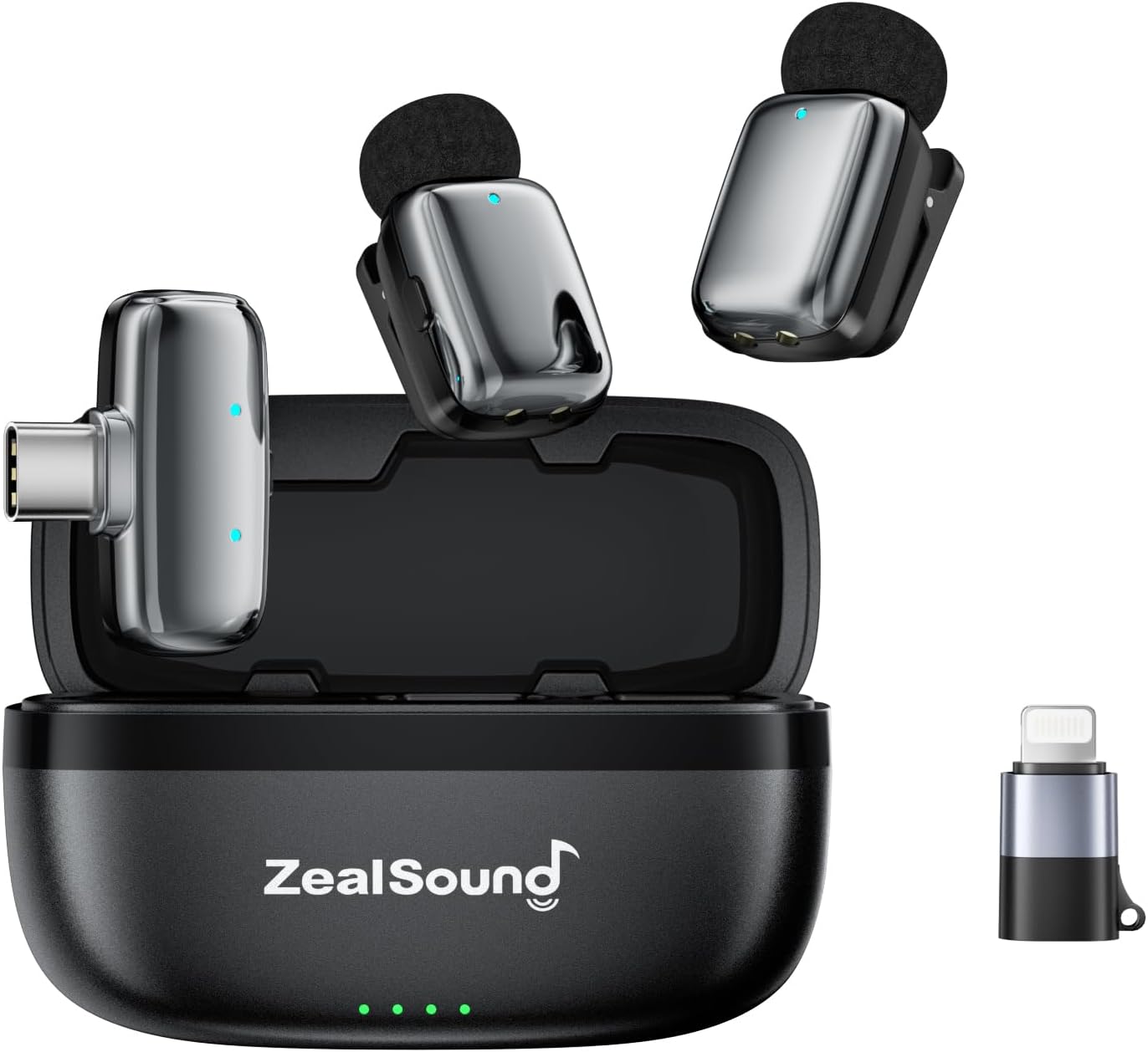 ZealSound Mini Wireless Lavalier Microphone for Creators