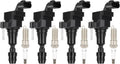 ECCPP UF491 Ignition Coils with 12578224 Iridium Spark Plugs Set of 4