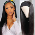 Headband Wig Human Hair Straight 22 in - Beginner Friendly Natural