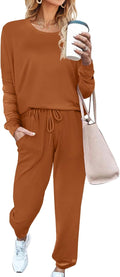 Women's Sweatsuit 2 Piece Outfits Crewneck Pullover - Comfortable Fit
