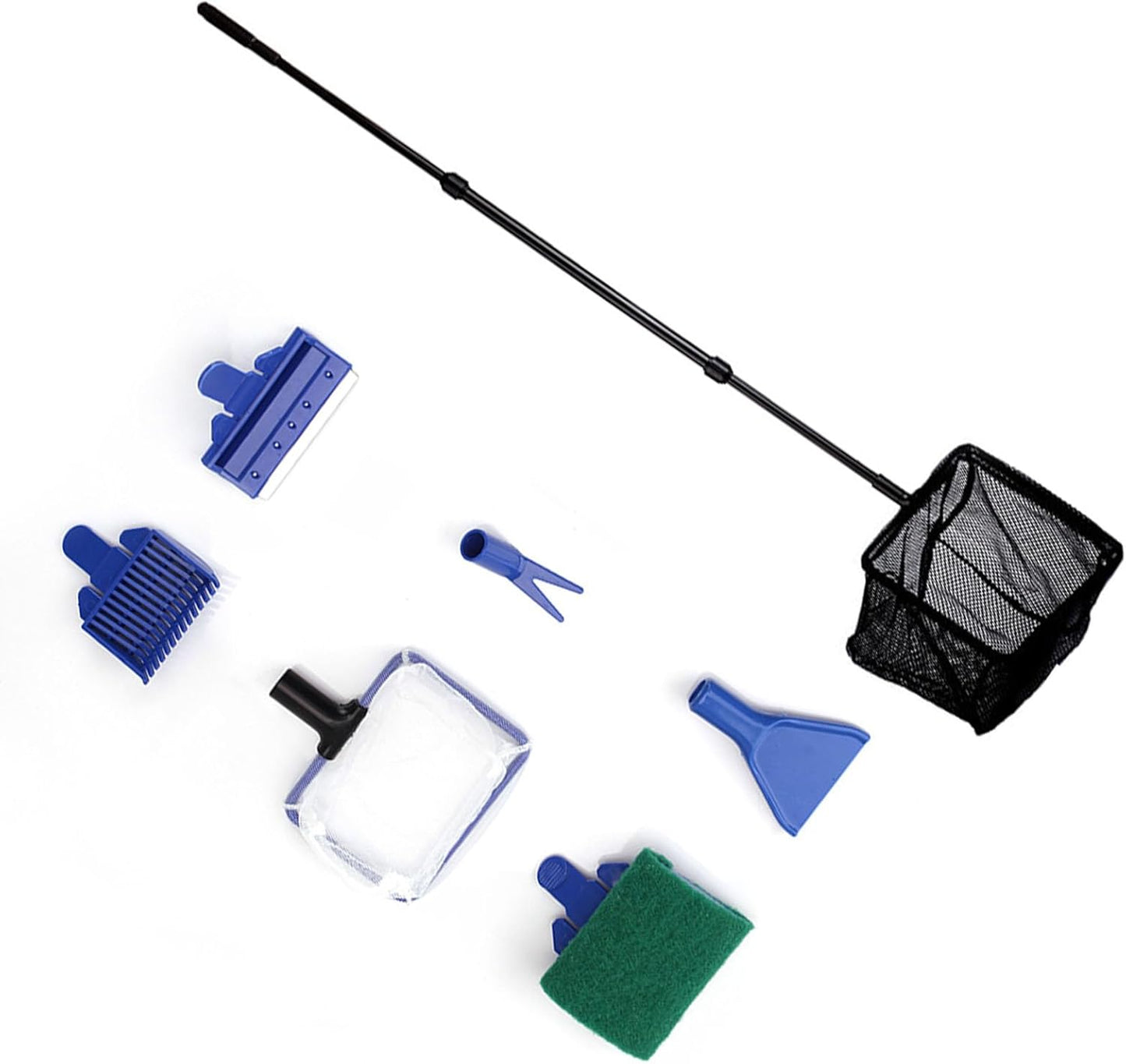 Fishtank Cleaning Kit, 6-in-1, Telescopic Handle