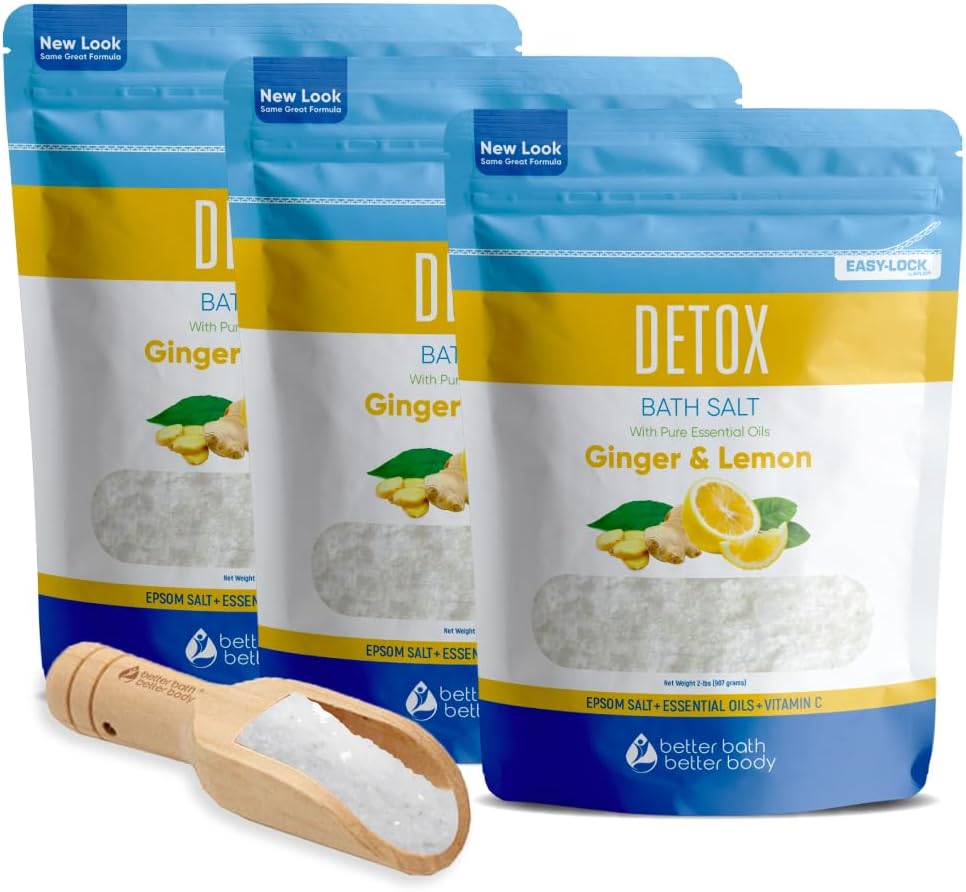 Detox Bath Salt 3-Pack 2-Lbs Each for Ultimate Relaxation