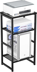 Industrial Printer Stand 3 Tier - Compact Heavy Duty Printer Table