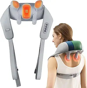 ALLJOY Neck and Shoulder Massager with Heat for Pain Relief