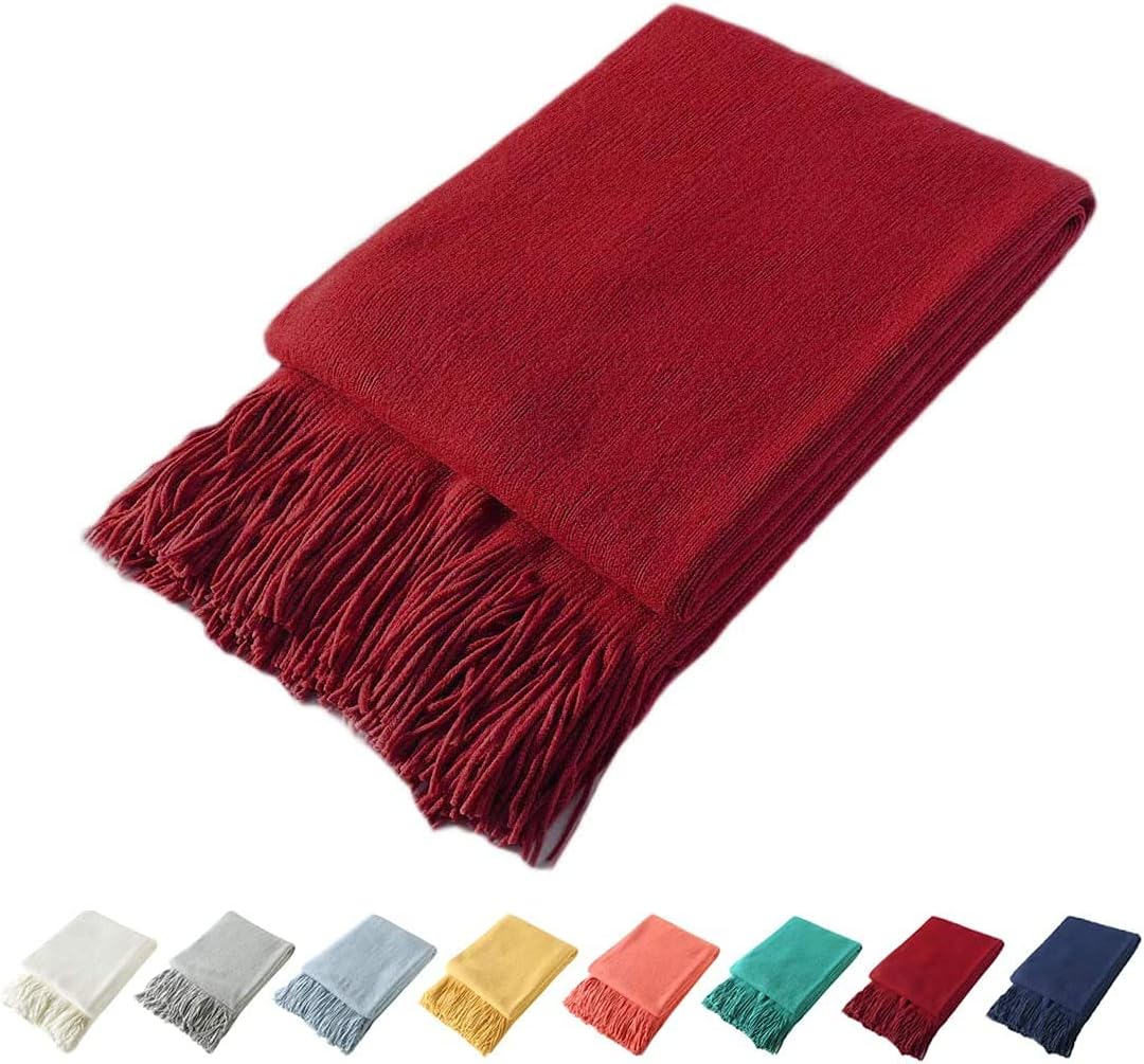 Homiest Decorative Knitted Throw Blanket for Cozy Comfort
