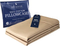 Beckham Hotel Collection Cotton Sateen King Pillowcases Set of 2