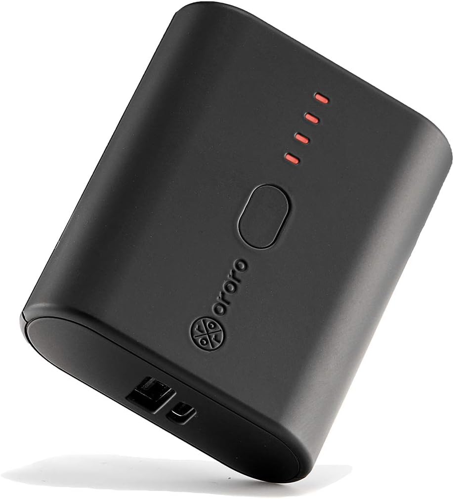 ORORO Ultra-Compact Rechargeable Battery for Heated Clothing