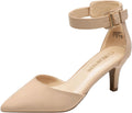 Kitten Heel Low Heel for Women Closed Pointed Toe Pumps - Dress Ready