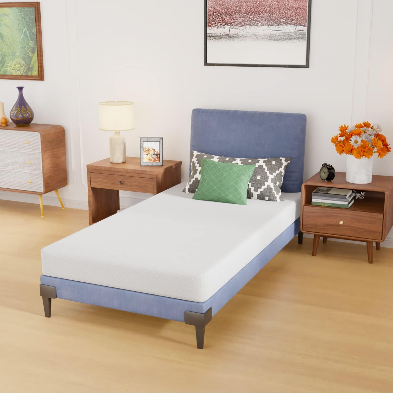 PayLessHere Twin Size Mattress - 6 Inch Gel Memory Foam Comfort