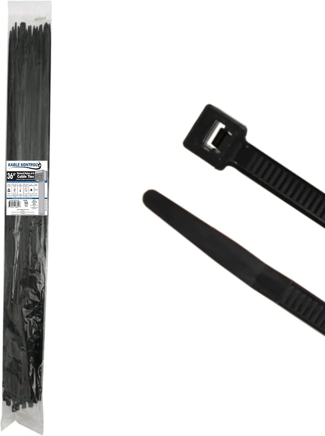 Kable Kontrol Heavy Duty Cable Zip Ties for All Your Needs