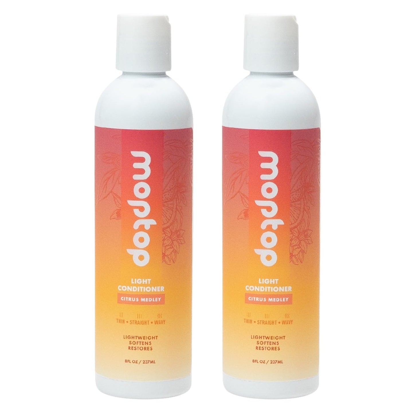 Lightweight Hair Conditioner for Moisture & Frizz Control 2pk