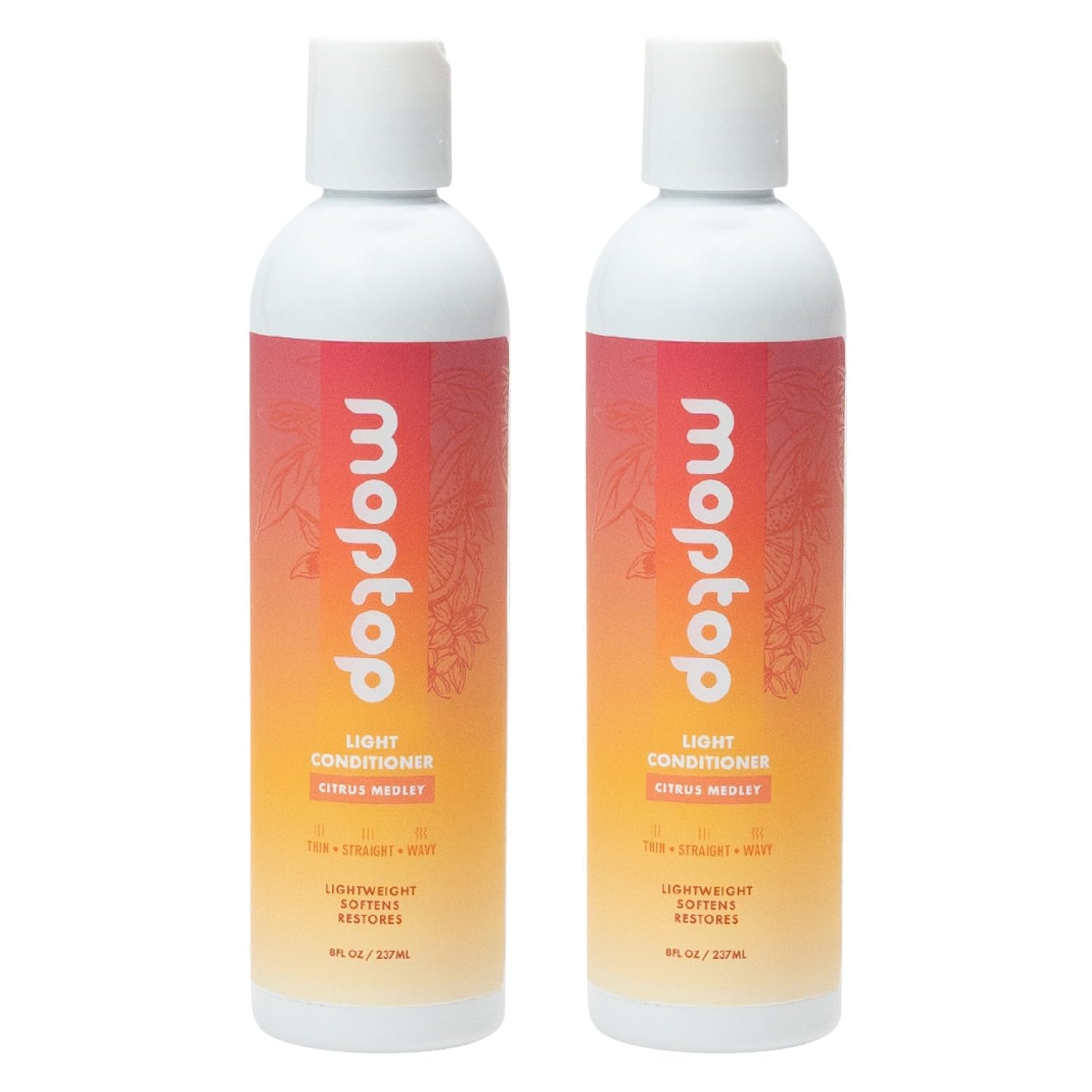 Lightweight Hair Conditioner for Moisture & Frizz Control 2pk
