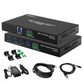 USB 3.2 Extender via Cat6a/Cat7 330FT - Single Power, 4-Port Receiver