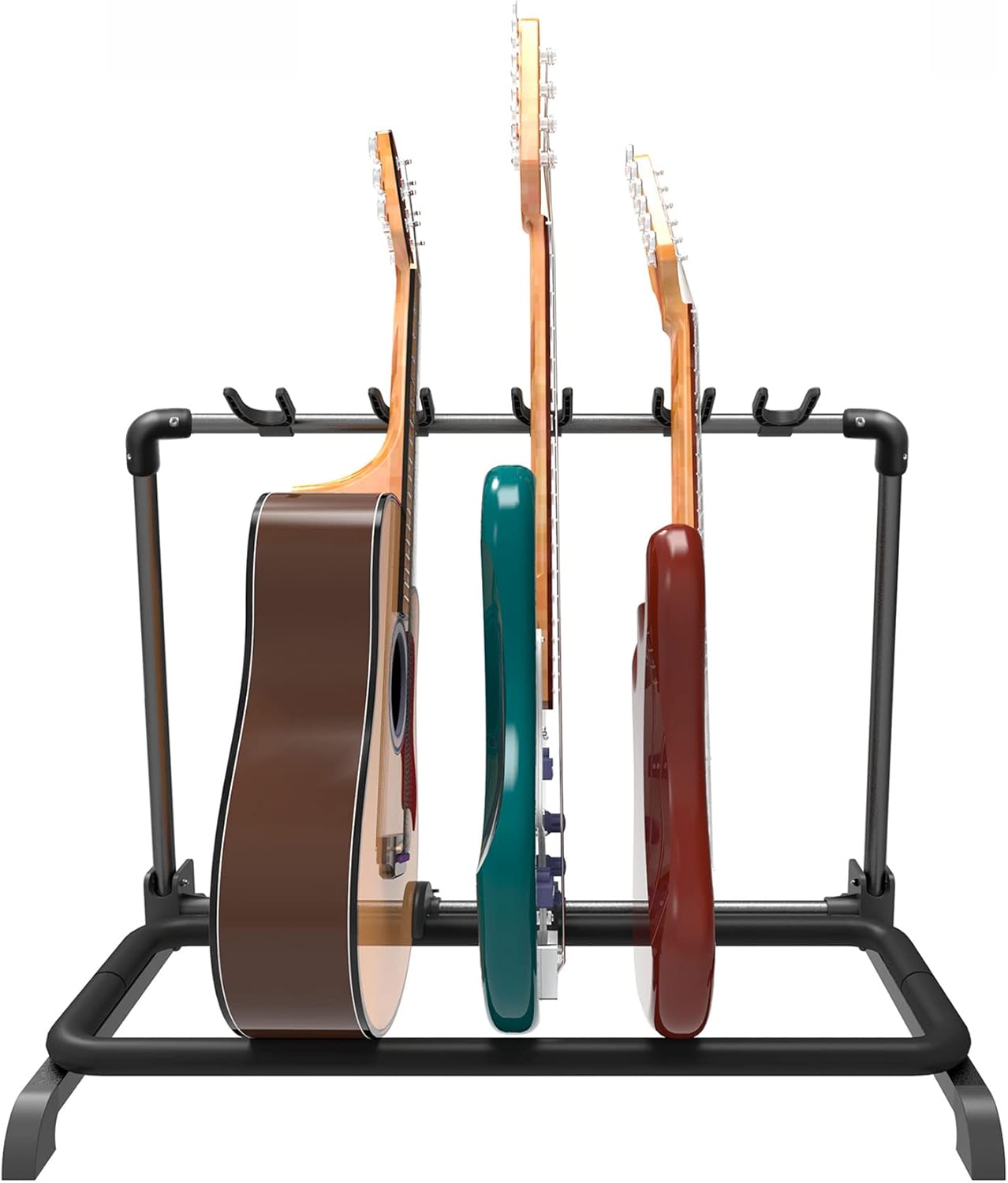 GUITTO Portable 5-Guitar Stand: Organize Your Instruments with Ease!