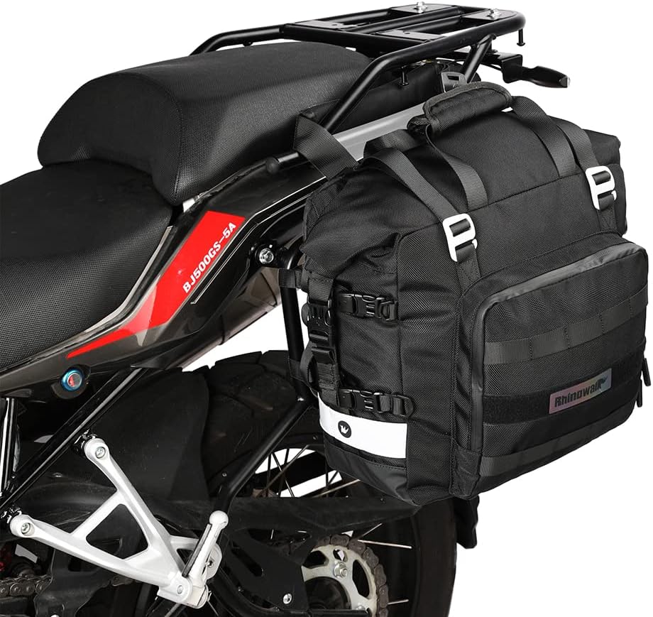 Rhinowalk Motorcycle Saddlebag Waterproof Luggage Pack 20L