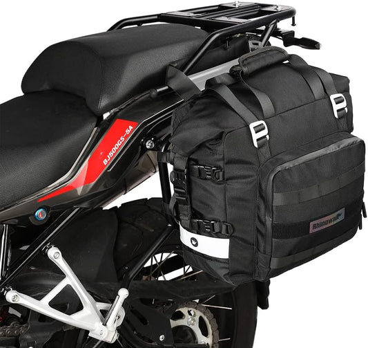Rhinowalk Motorcycle Saddlebag Waterproof Luggage Pack 20L