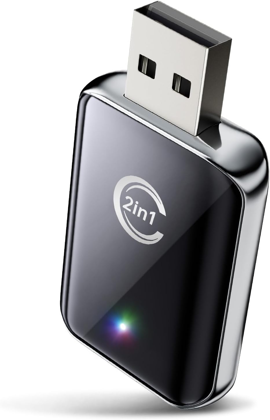 2-in-1 Wireless CarPlay and Android Auto Adapter for Cars