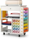 Craft Organizers and Storage Table Compatible with Cricut Machine