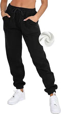 DISCIPBUSH Fleece Sweatpants Women Baggy - Cozy Y2K Drawstring Fit