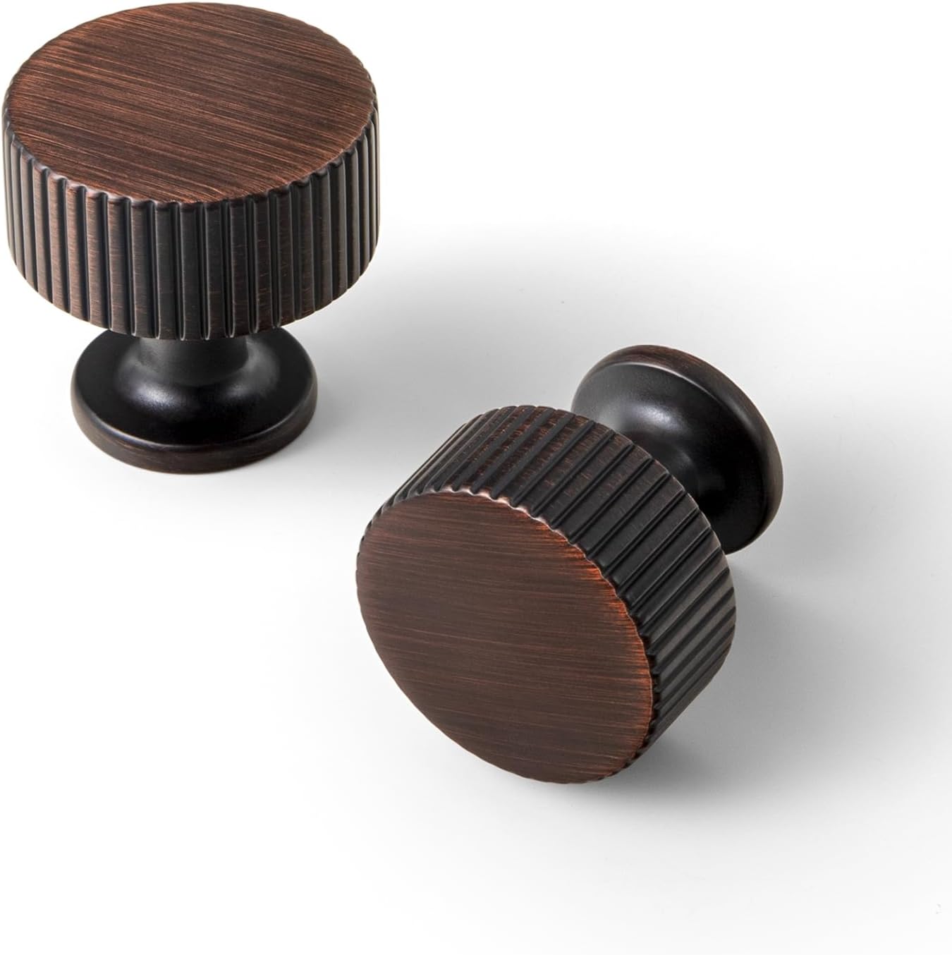 Goo-Ki Oil Rubbed Bronze Cabinet Knob - Elegant 6 Pack Pulls