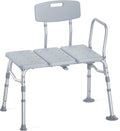 HOMLAND Tub Transfer Bench: 400lbs Heavy Duty, Height Adjustable, Safe & Stable!