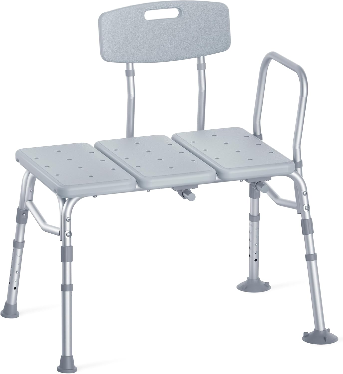 HOMLAND Tub Transfer Bench: 400lbs Heavy Duty, Height Adjustable, Safe & Stable!