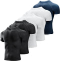 Niksa Men's Compression Shirts 3/5 Pack - Quick Dry Performance