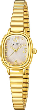 Diaofendi Petite Easy Reader Watch, Stainless Steel Band