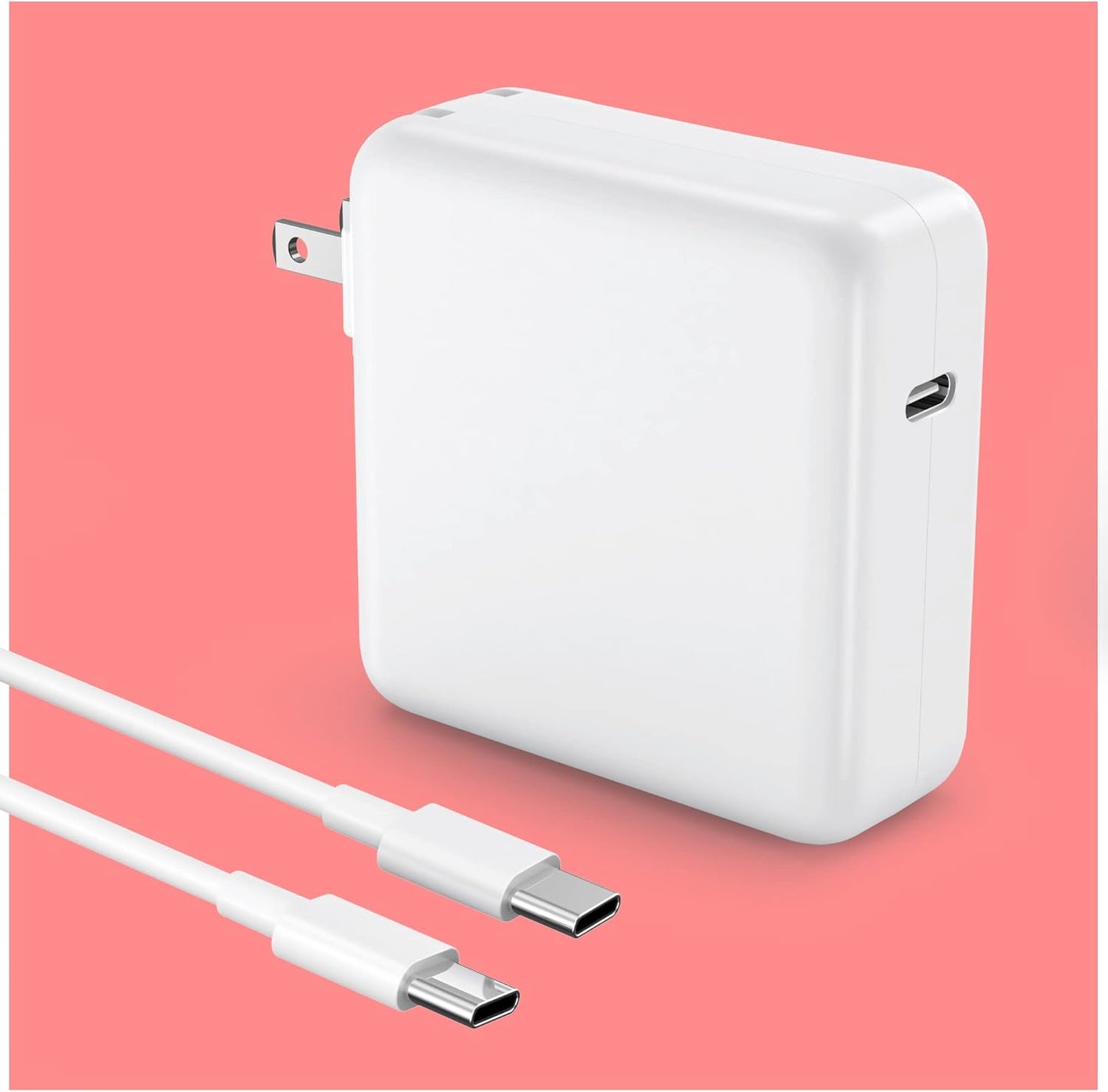 10ft Fast USB C Laptop Charger - Safe & Compact Power Adapter