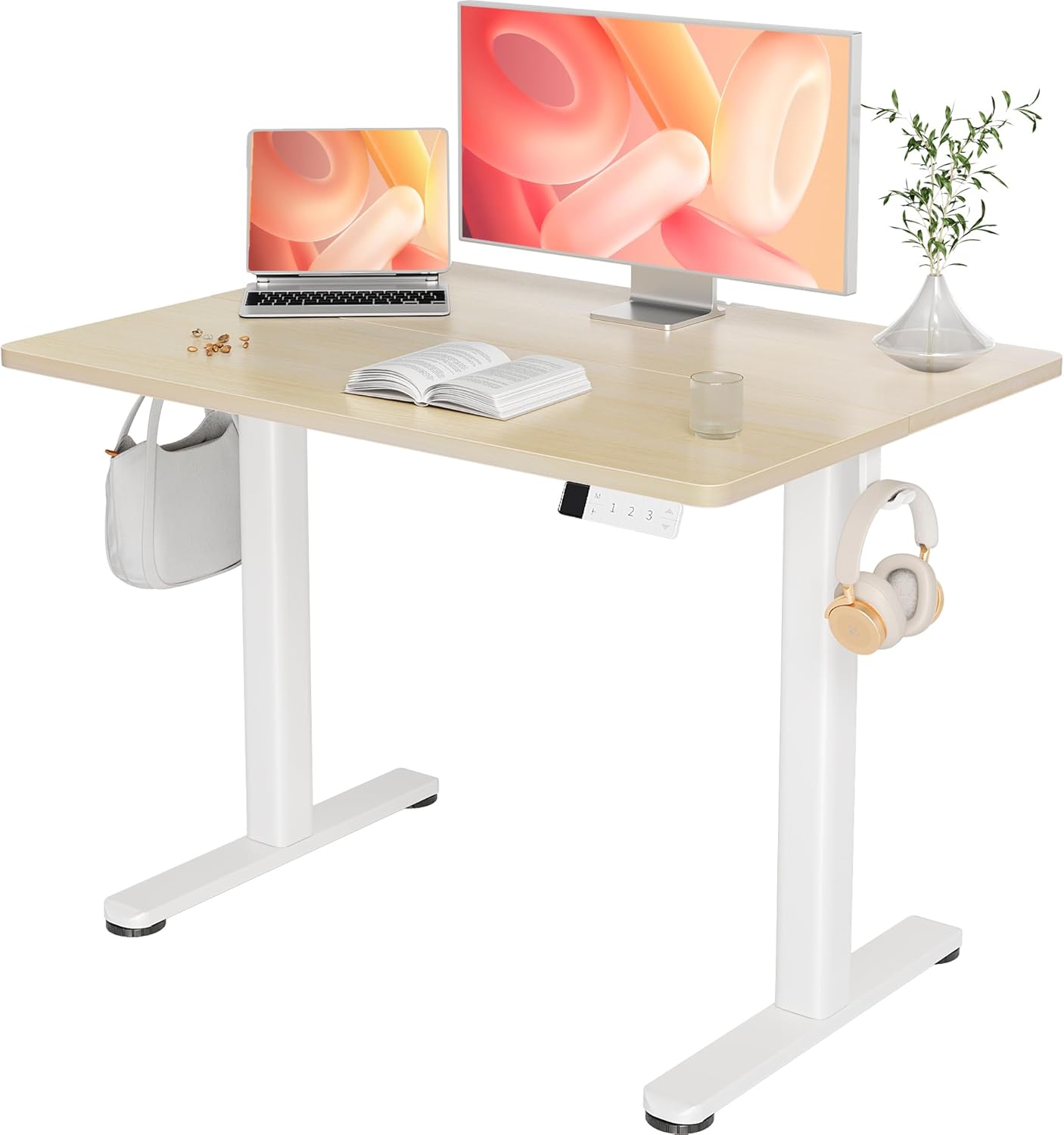 YDN Electric Standing Desk Adjustable Height for Home Office