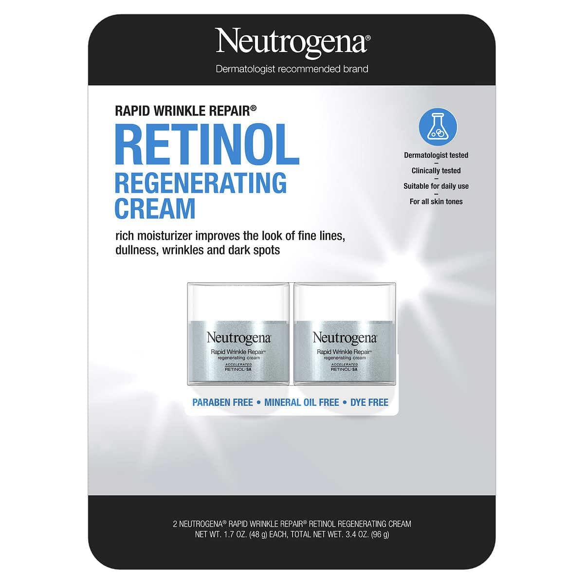 Neutrogena Rapid Wrinkle Repair Retinol Face Moisturizer Review