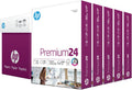HP Printer Paper 8.5 x 11 Premium 24 lb - Bright, Smooth 5 Ream Case
