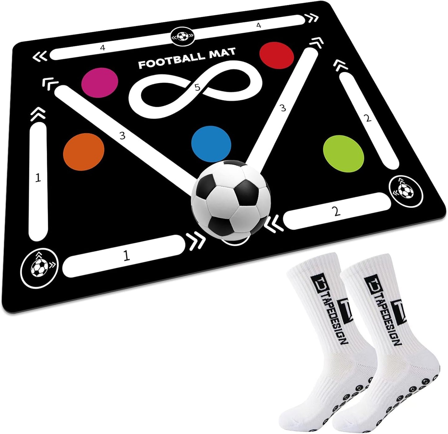 Soccer Training Mat for Agility and Footwork Improvement