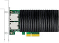 10Gb RJ45 Network Card with Intel X550 - Dual Port PCIe 3.0