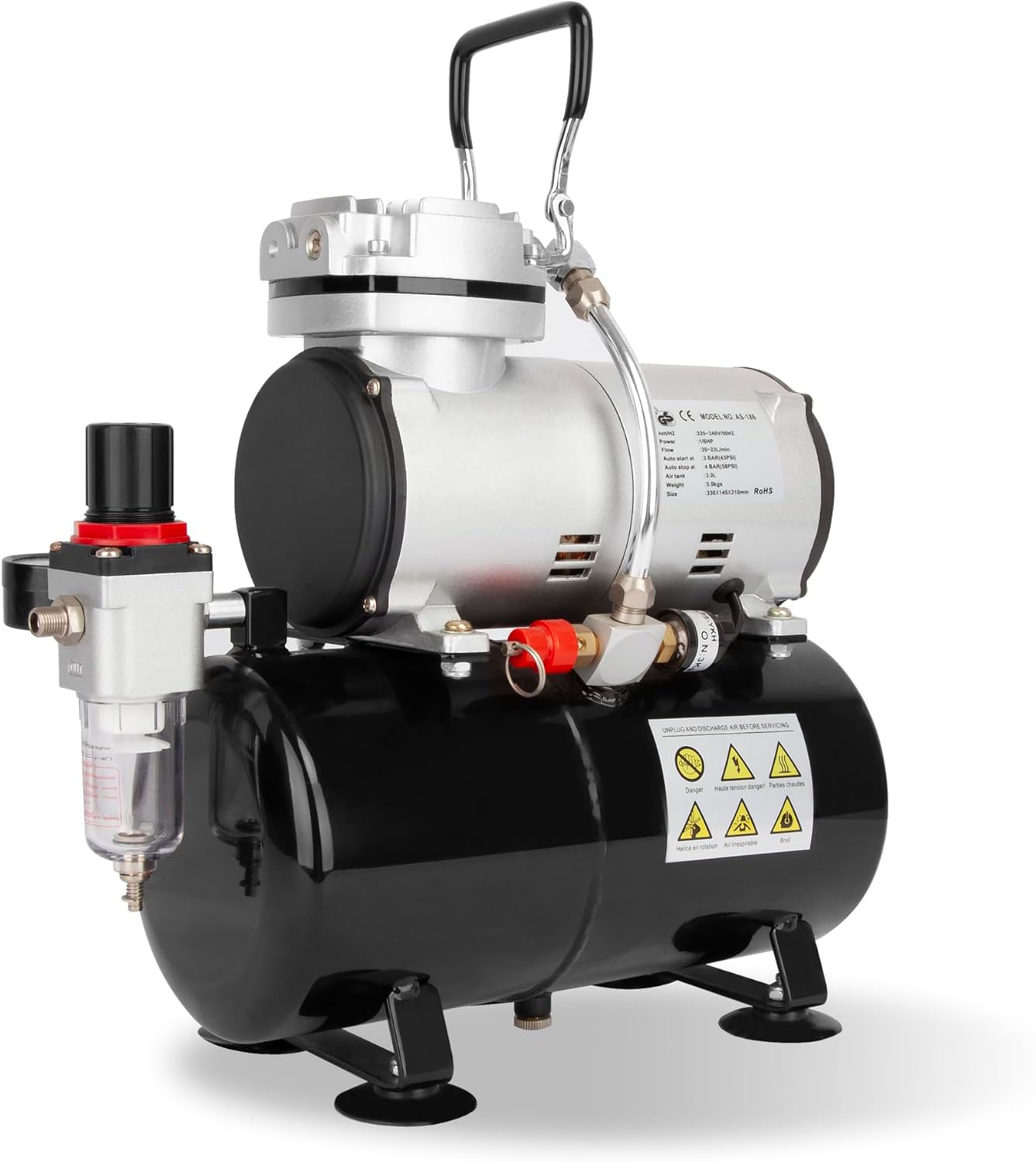 Timbertech Airbrush Compressor for Cake Decorating and More