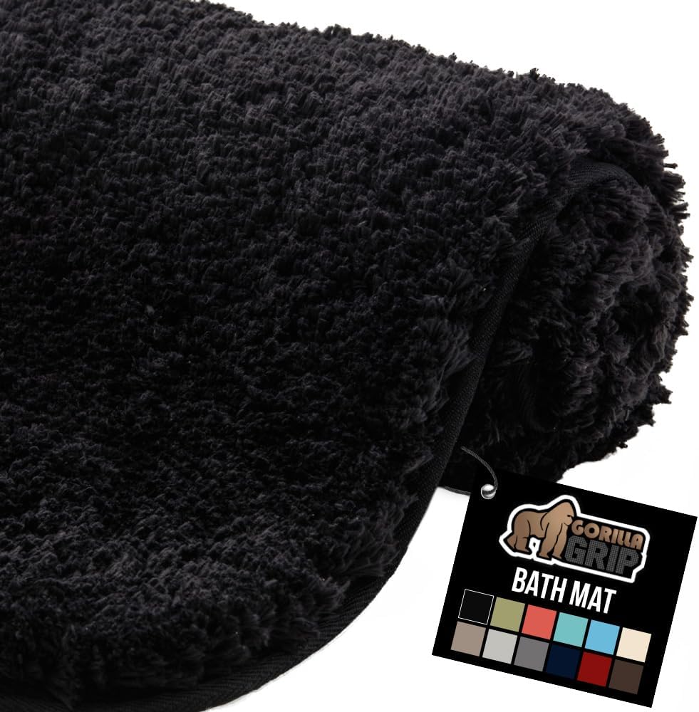 GORILLA GRIP Premium Luxury Bath Rug - Soft, Absorbent, Plush Mat