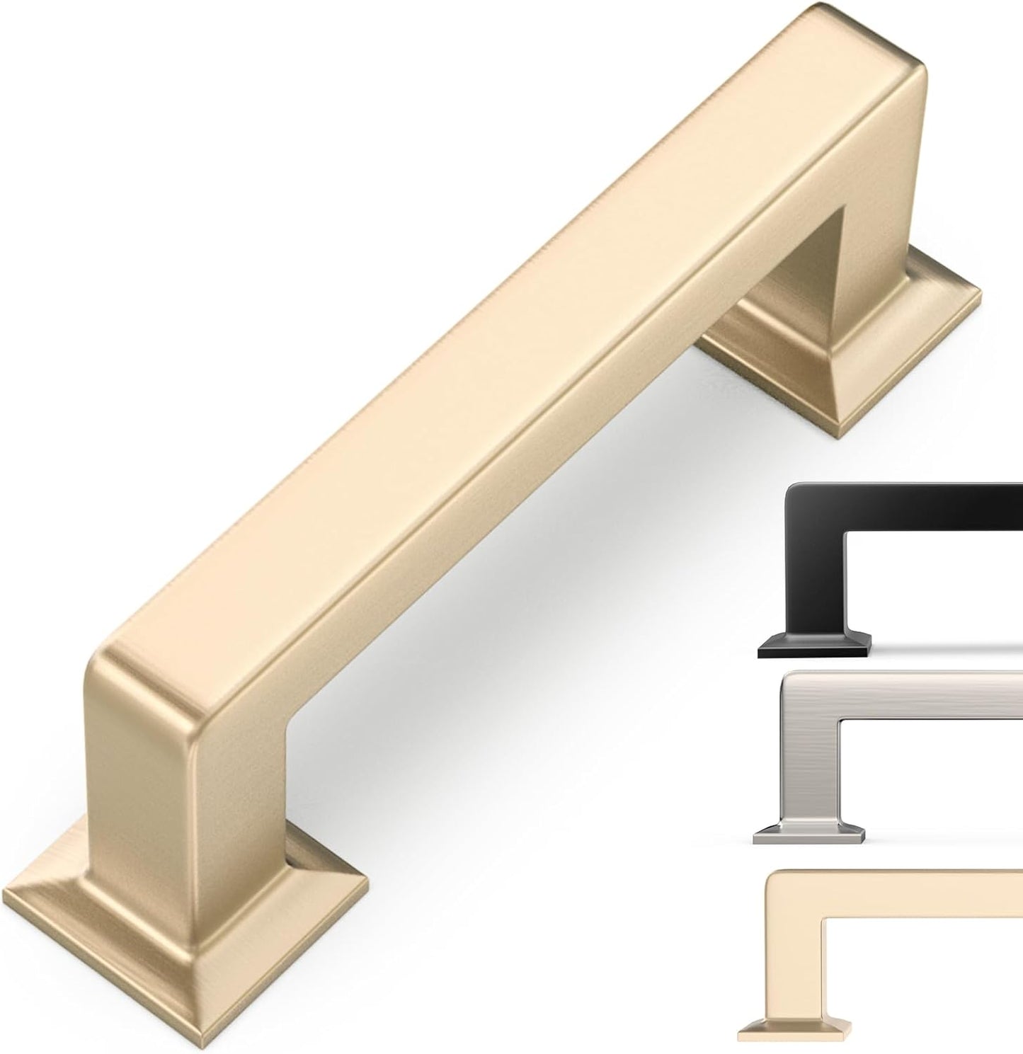 10 Pack 3 Inch Cabinet Pulls in Brushed Brass for Stylish Homes