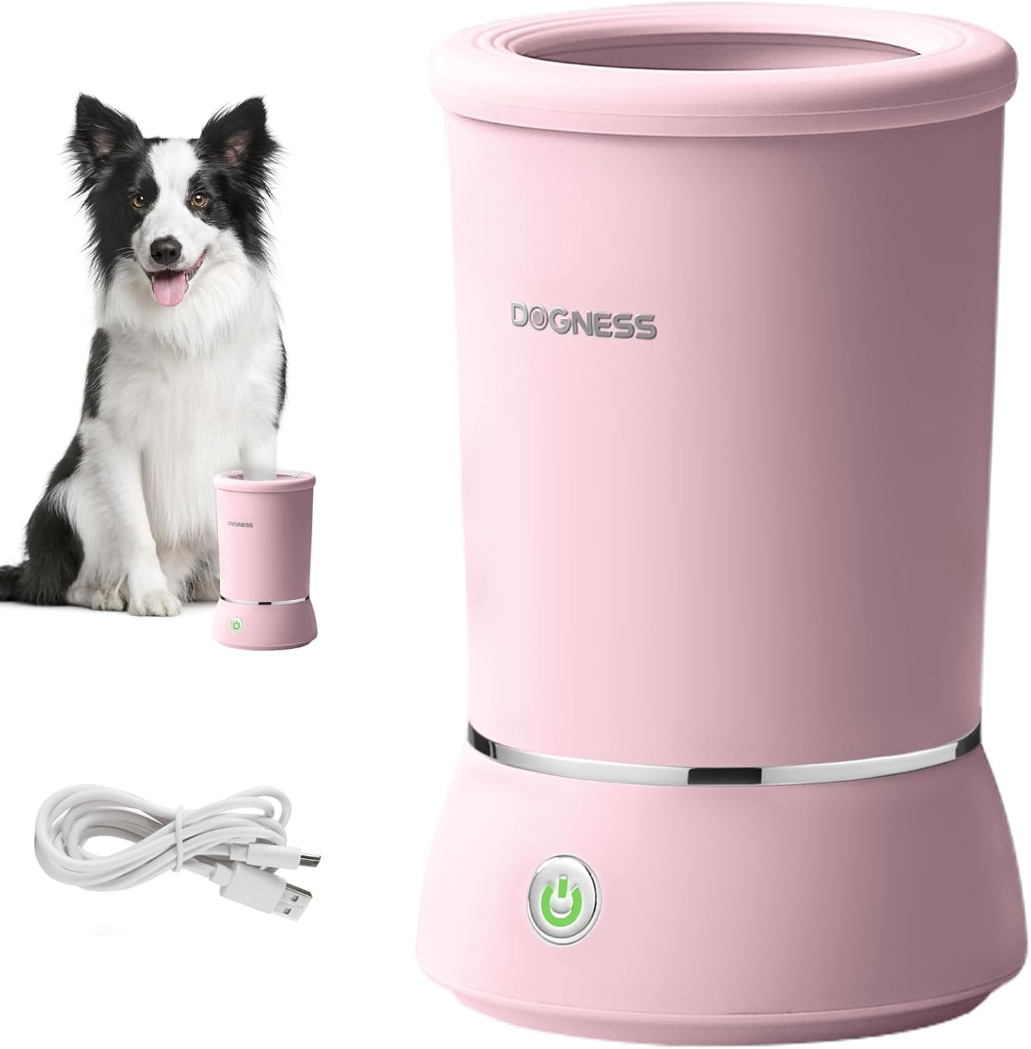 DOGNESS W01 Automatic Dog Paw Cleaner for Small Dogs and More