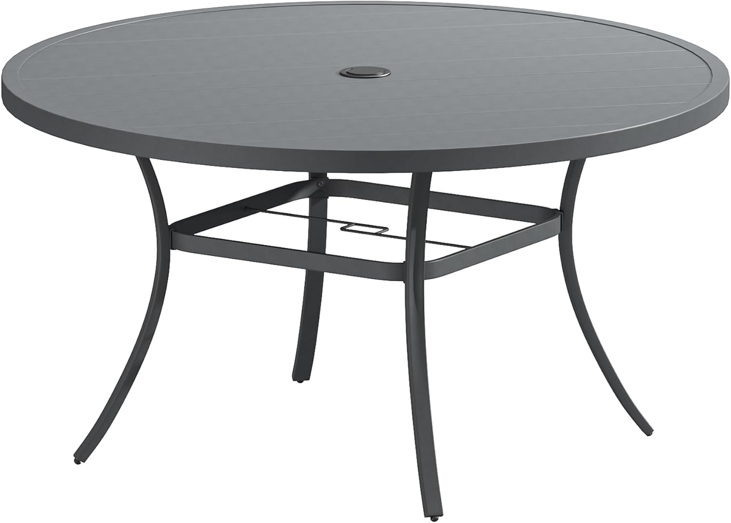 VICLLAX 53 Outdoor Round Patio Table for Lawn and Garden