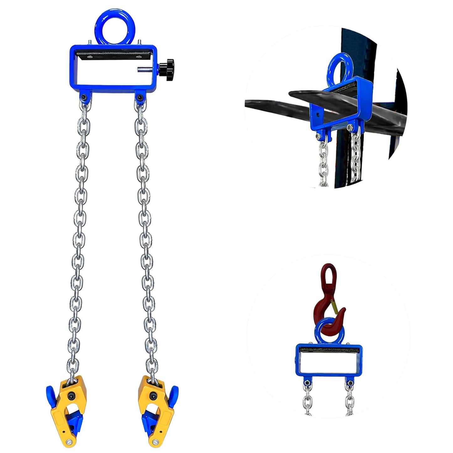 Updated Chain Drum Lifter with 1 Ton Capacity for Drums