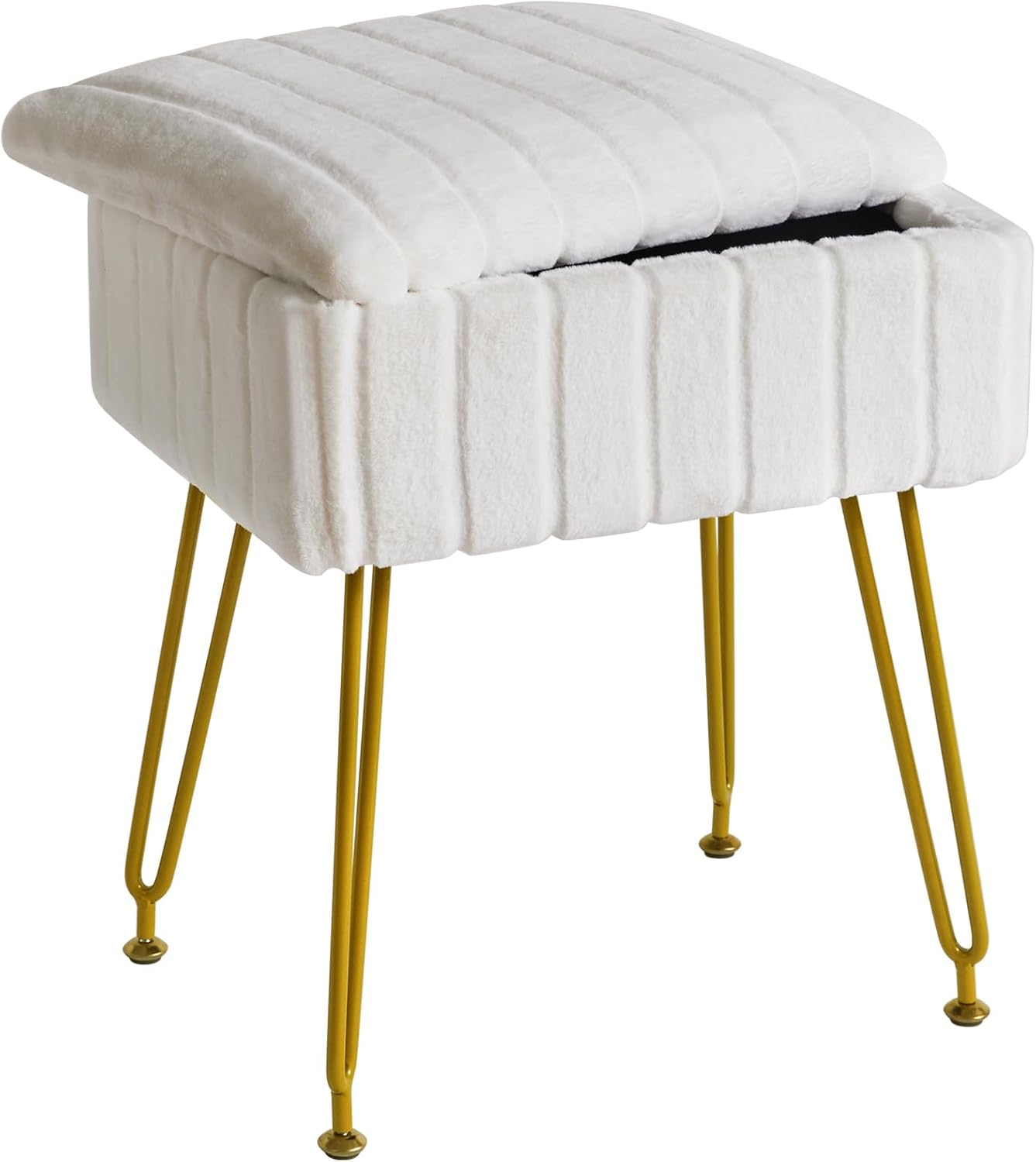 IBUYKE Storage Stool Chair - Versatile Footrest & Side Table